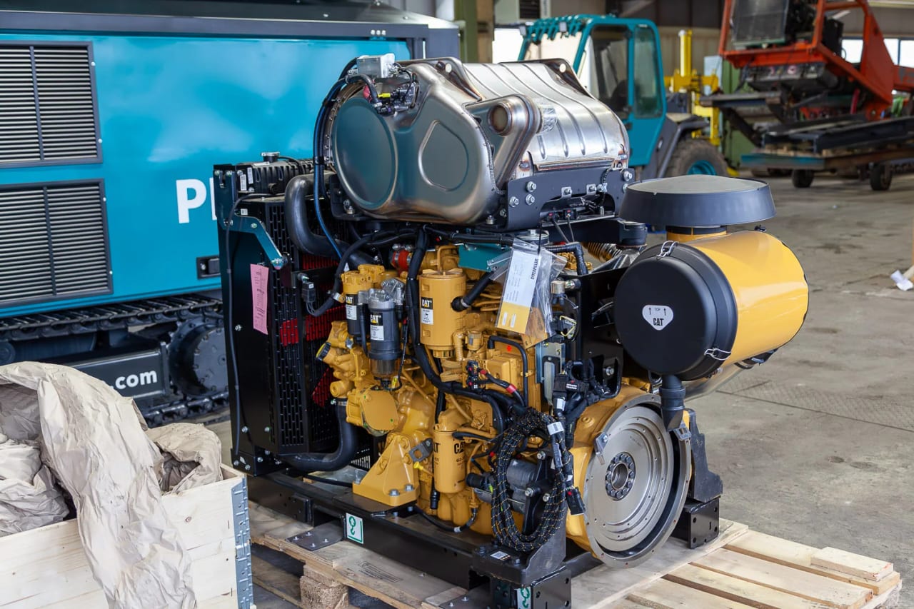 WERT recycling machine at an industrial site