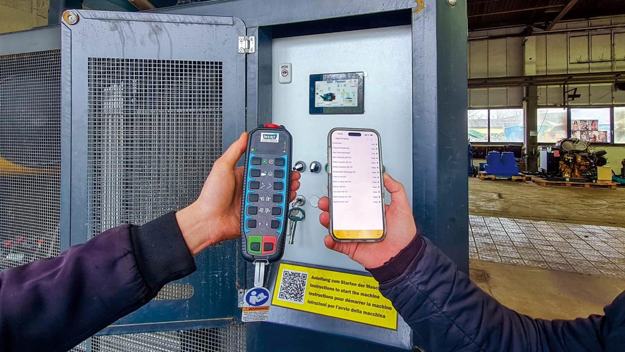 WERT PHANTOM PLC control system and operator interface
