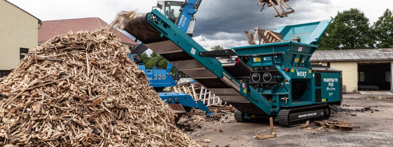 WERT PHANTOM 770 Plus processing waste wood